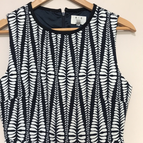 Anthropologie Six Crisp Days sleeveless front slits sheath dress size Medium - Picture 2 of 11